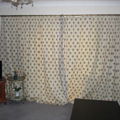 Heavy Duty Double-Lined Blackout Curtains in Excellent Condition