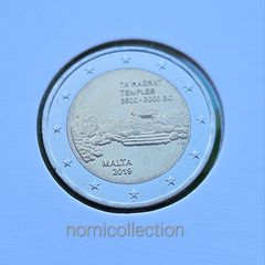 Malta 2019 year Uncirculated 2 Euro coin.