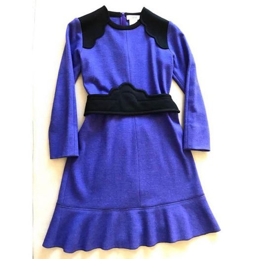 sonia rykiel purple dress