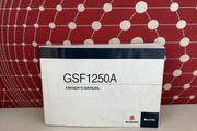 Suzuki bandit gsf1250A original owners manual
