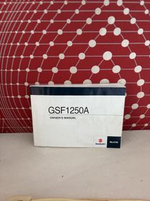 Suzuki bandit gsf1250A original owners manual