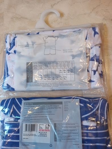 F&F  Baby Boy Pyjamas X 2 Pairs.   Age 3-6 months.  B.N.W.T