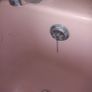 vintage retro pink bath Image 5
