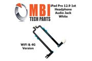iPad Pro 12.9" Replacement Headphone 3.5mm Audio Jack Flex Ribbon WiFi 4G White