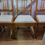 Set Of Six Contemporary Pine Dining Chairs Image 5
