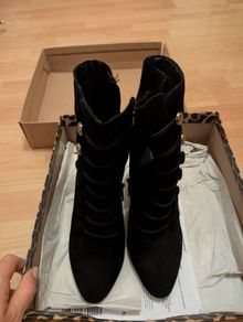 Leather boots