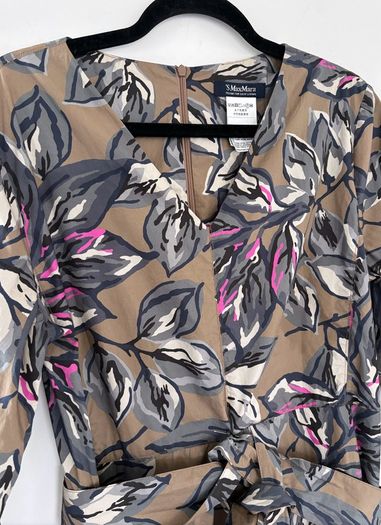 Max Mara floral printed midi dress