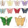 63 PCS Butterfly Charms Acrylic Butterfly Pendants for Jewelry Making DIY Necklace Bracelet Earring Making Crafting Accessory (FREE POSTAGE) Image 2