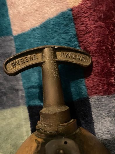 Vintage Pyerne fire extinguisher