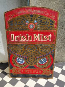 Vintage Irish mist liqueur sign