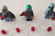 LEGO Star Wars Mandalorian-style minifigures