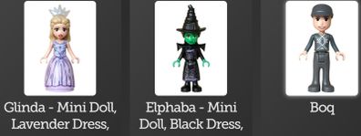 LEGO Wicked Minidoll Figures
