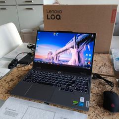 Gaming Laptop Lenovo Loq i5 12450hx 8/12 RTX4050 6gb 105w 16gb Ddr5 512GB Nvme 15.6" 144hz 1080p 300nits 100% sRGB Win11 Warranty Receipt