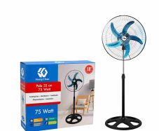 High-Speed Oscillating Floor Fan - 3 Speeds - 45 cm