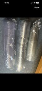 Takeaway plastic cups & lids