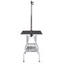 Adjustable Dog Grooming Table with 2 Loops and Basket Image 4