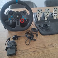 Logitech g29 steering wheel and pedals