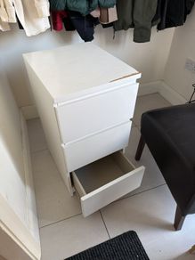 side table with drawers
