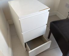 side table with drawers