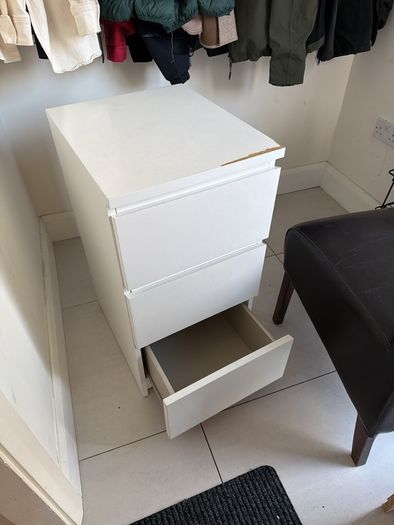 side table with drawers
