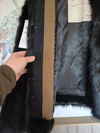 Zara srpls faux fur jacket brand new with tags