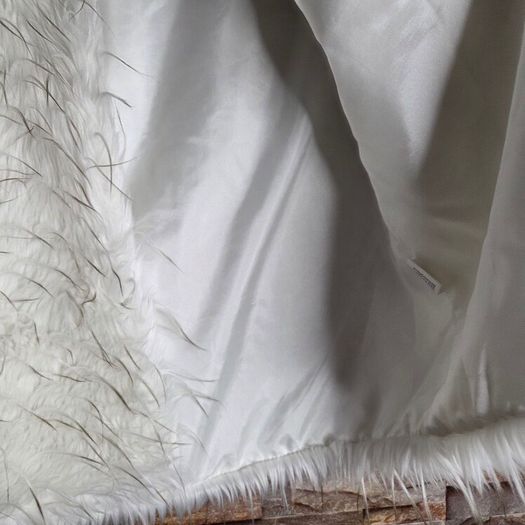 Shaggy faux fur jacket size 10