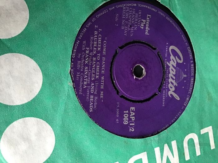 Frank Sinatra vinyl single 4 track record - Come Dance with me EP