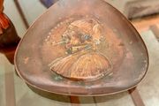 Vintage Harvard Villedieu Copper Pin Dish Trinket Dish Mid 20th Century