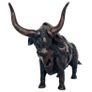 Large Abstract Bull (35cm)  - Patinated Bronze Image 2