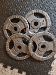 4 x 2.5kg weight plates
