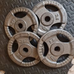 4 x 2.5kg weight plates