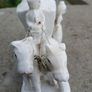 Vintage Rare Porcelain Horse Carriage Image 5