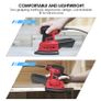 BRAND NEW 200W Mouse Sander 1.6A 12500RPM Sander With 20Pcs Sanding Papers Power Tools For Polishing Small Areas Refinishing Paint Image 4