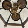 Antique brass light fitting Image 3