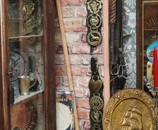 Pair of Vintage Horse Brass Straps