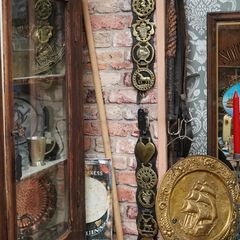 Pair of Vintage Horse Brass Straps