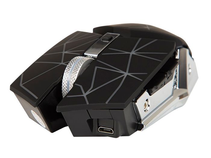 New Wireless Gaming USB Optical Mouse 1000-1600 DPI Built-In Battery LED # 1519