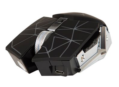 New Wireless Gaming USB Optical Mouse 1000-1600 DPI Built-In Battery LED # 1519