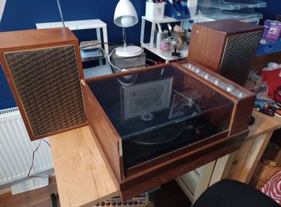 Vintage record player