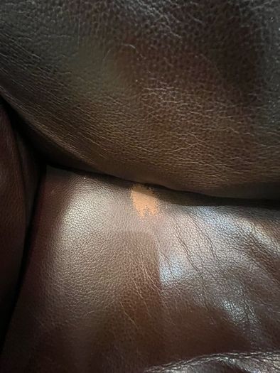 Calia Italia Genuine Leather Corner Sofa