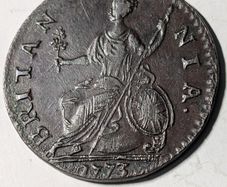 Halfpenny 1773.