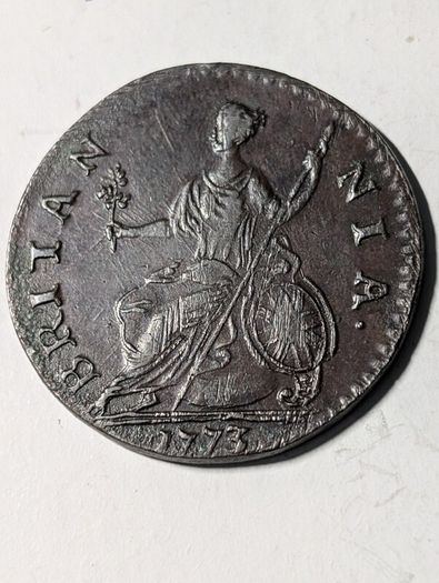Halfpenny 1773.