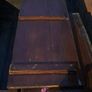 2 Antique Oak Trunks Seats Image 7
