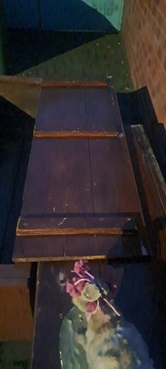 2 Antique Oak Trunks Seats