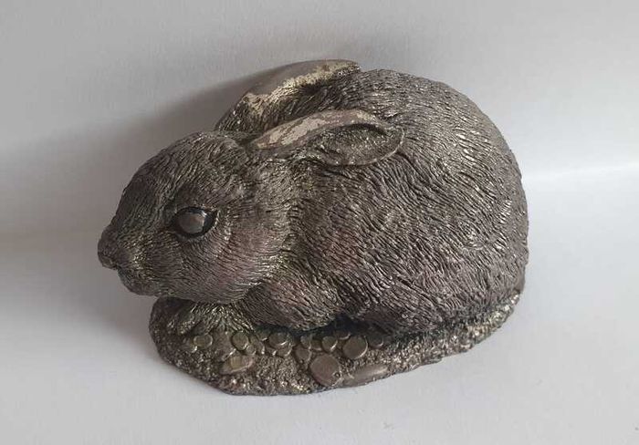 Comyns Country Artists Silver Filled Vintage Rabbit Figure Hallmarked