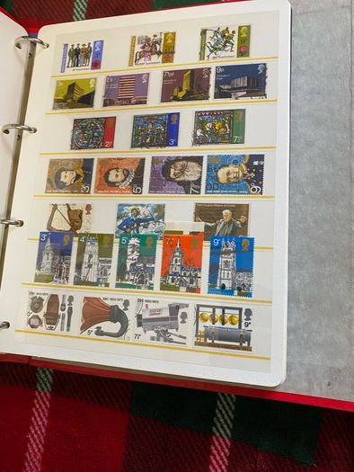 2 vintage stamp books