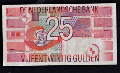 Netherlands 1989 De Nederlandsche Bank 25 Gulden