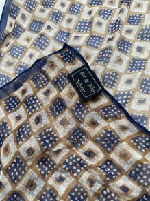 Large square silk scarf