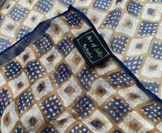 Large square silk scarf