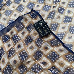 Large square silk scarf